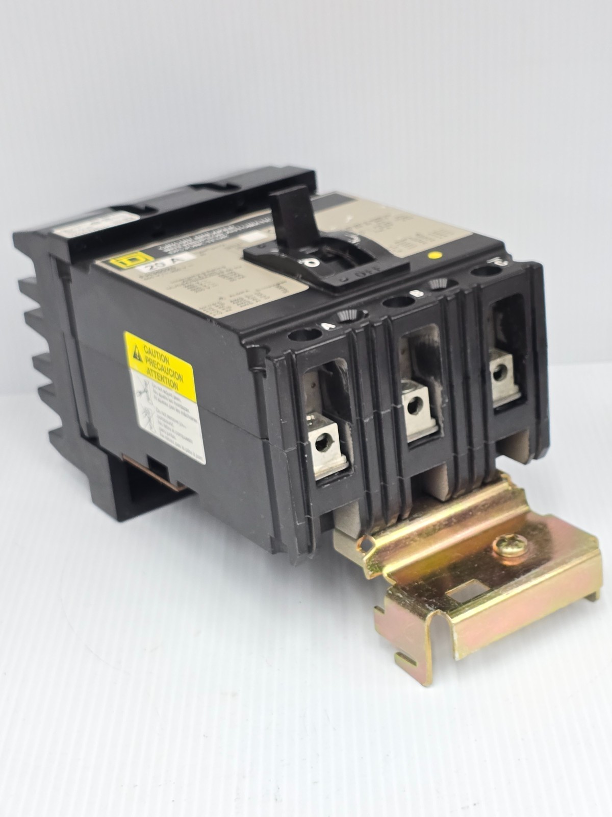 Square D 20 Amp I-Line Circuit Breaker 600 VAC 3 pole 65 kA FH36020