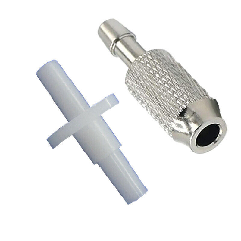 10Pcs Luer Taper Universal Metal Airway Connector NIBP Cuff AirHose Tube Adapter