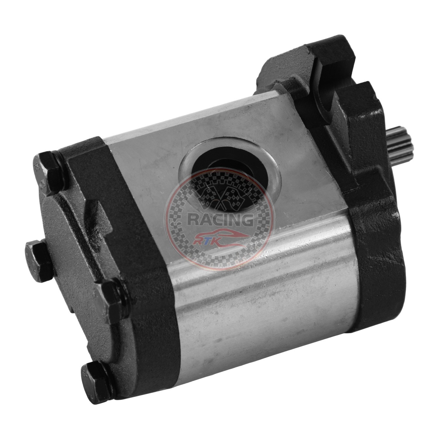 3-15 GPM Hydraulic Gear Pump 9 Tooth Spline Shaft SAE A-2 Bolts CCW Cast Iron