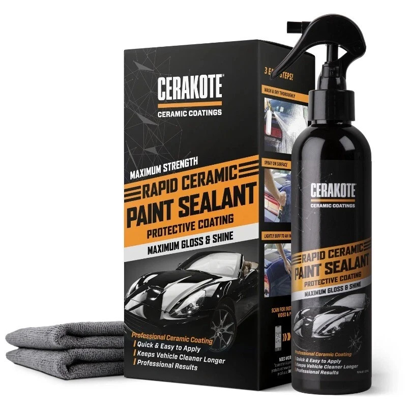 CERAKOTE RAPID CERAMIC PAINT SEALANT PROFESSIONAL PROTECTIVE COATING MAX STREN..