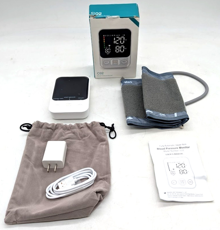 *OPEN BOX* Blood Pressure Monitor Upper Arm Machine – White