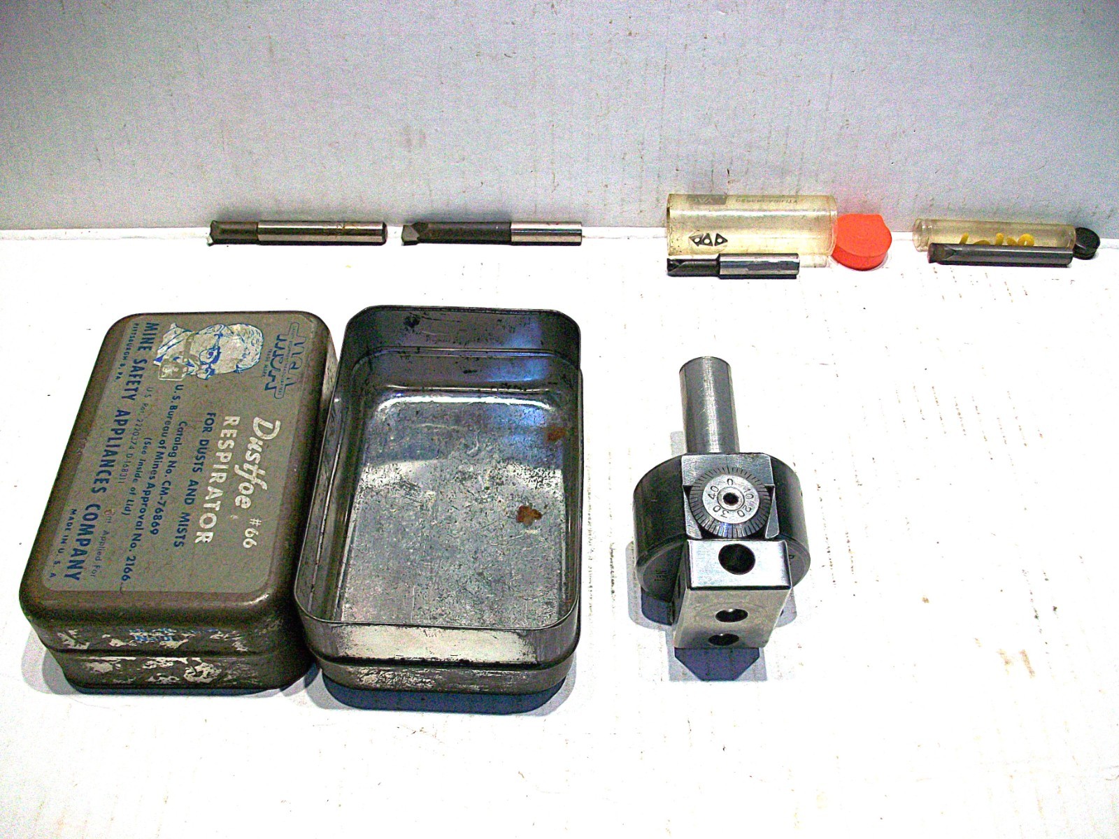 VINTAGE BRIDGEPORT No.1 Indexable FLY CUTTER 3/4″ SHANK with cutter bits