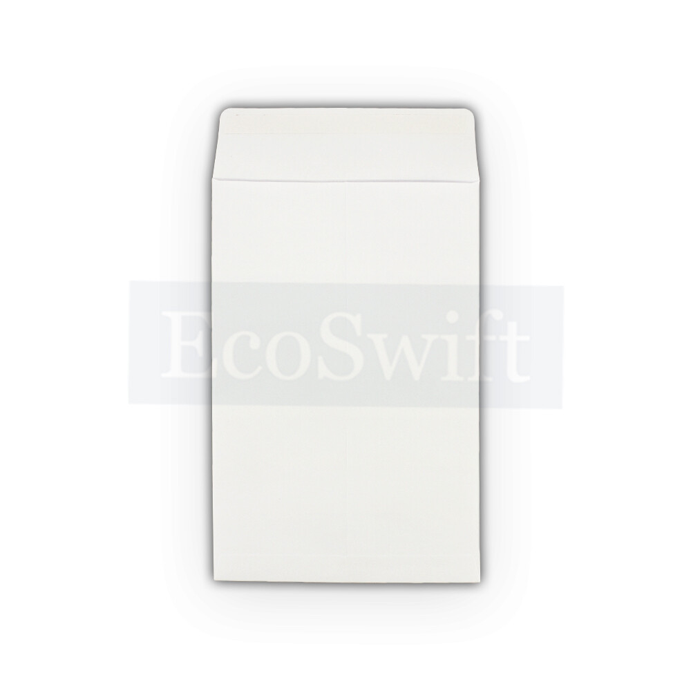 25 EcoSwift White Self-Seal Mailing Shipping Kraft Paper Envelope 28 lb. 6″ x 9″