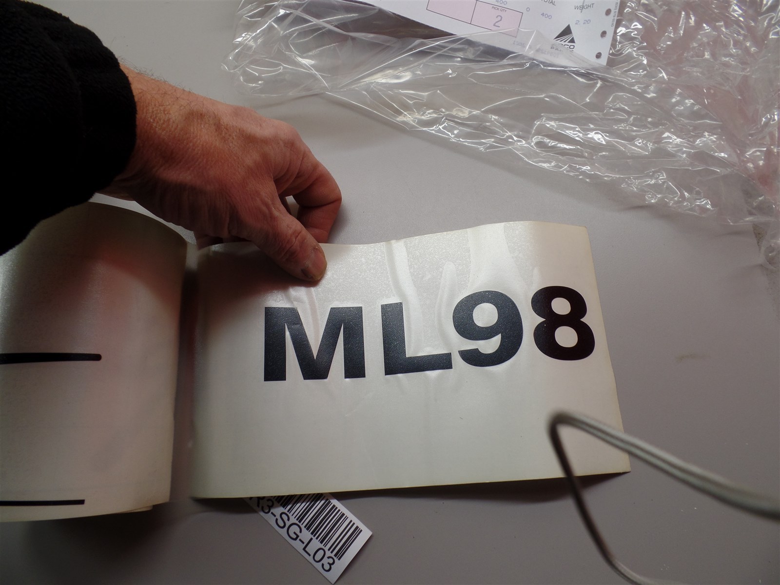 AL11133542 DECAL AGCO MASSEY LOADER ML72 ML75 ML77 ML92 ML94 ML96 ML97 ML98 ML99