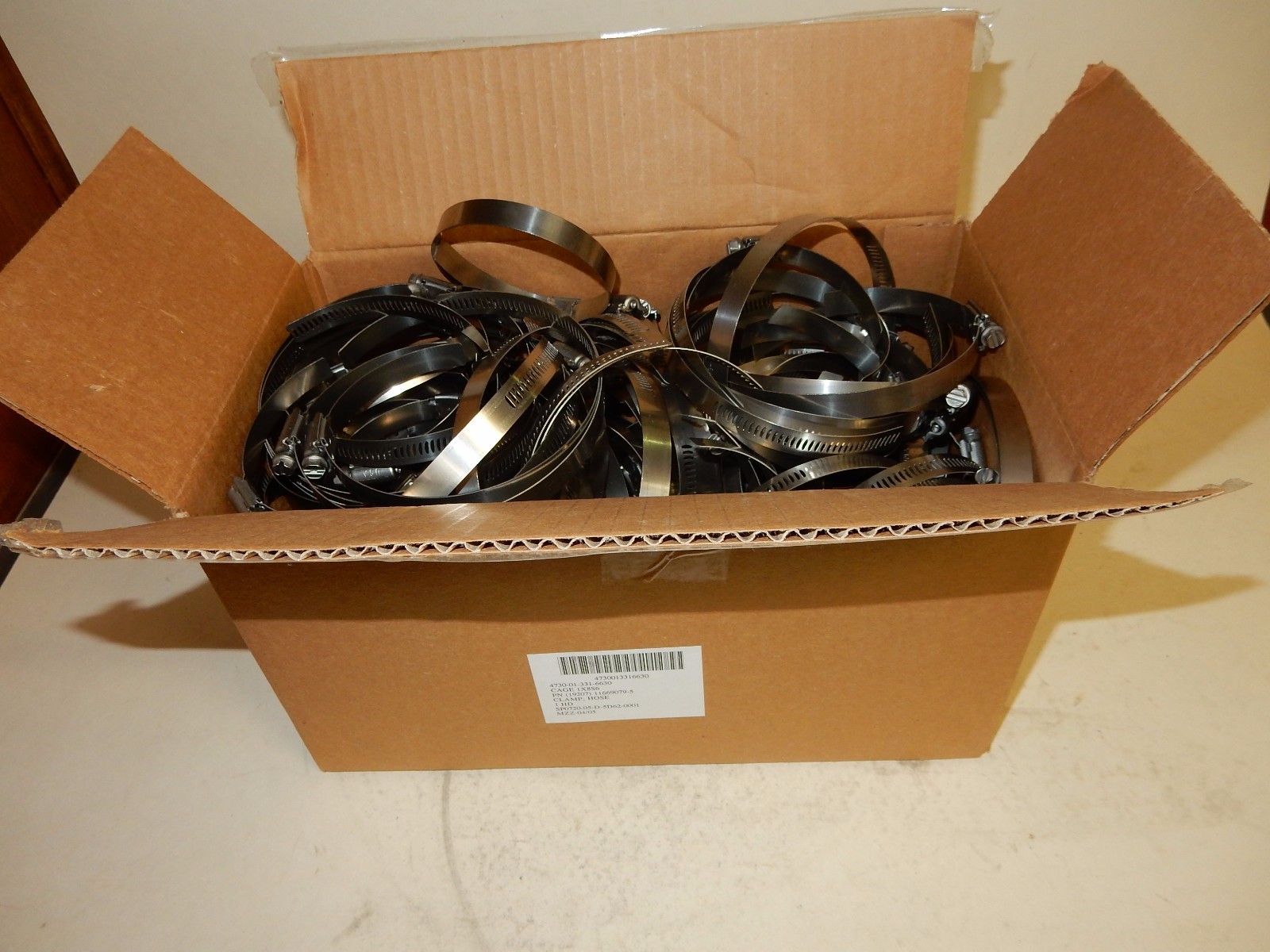 Breeze Stainless Hose Clamp Worm Drive 3.25 Diameter, 1/2 Bandwidth 100 PACK!!!!