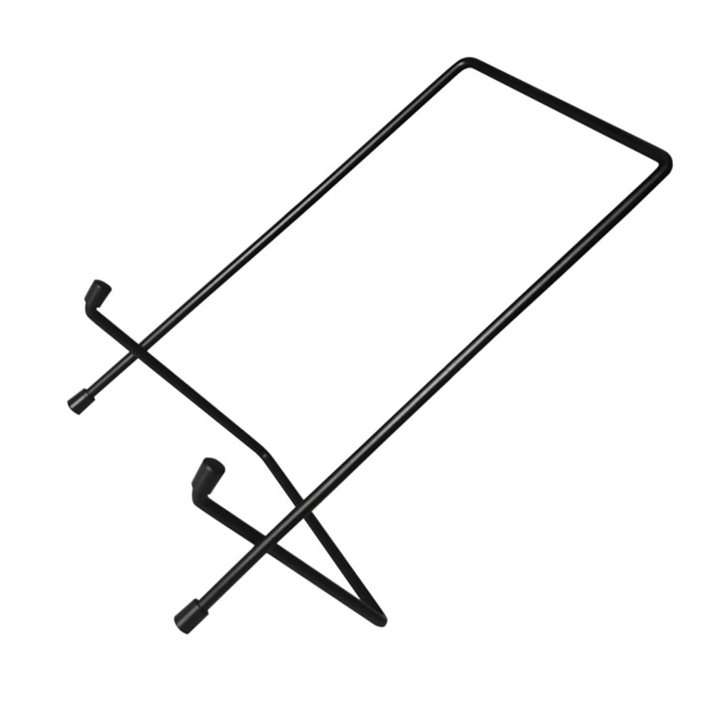 Iron Display Stand for Picture Frames with Baked Lacquer Finish Black