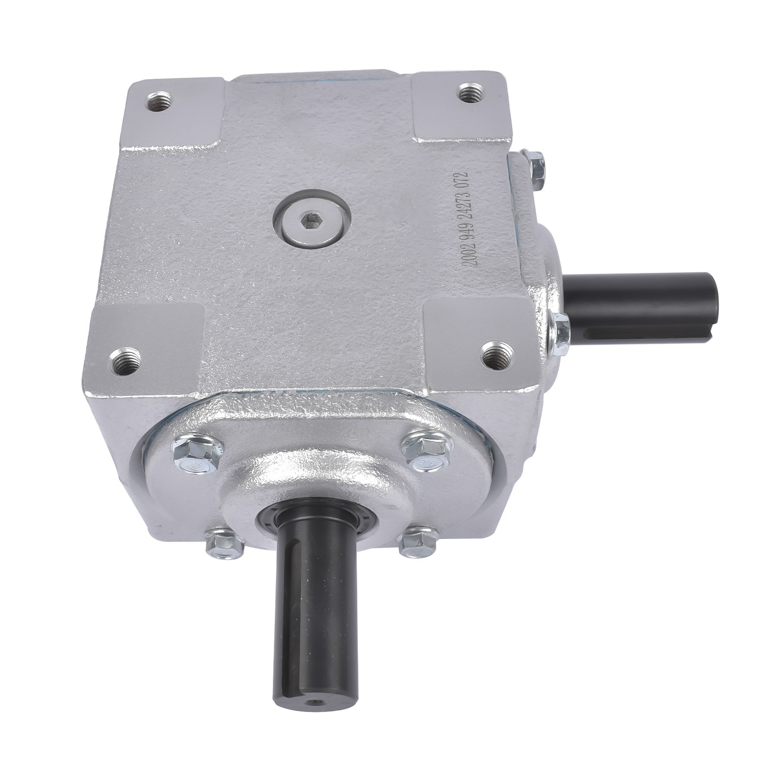 Heavy-Duty Right Angle Gearbox 40HP CW/CW 19455-SR-KW-KW-GR Industrial Machinery