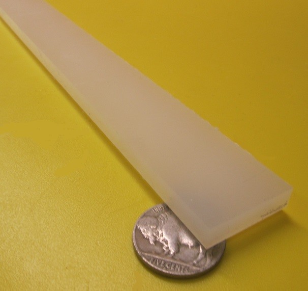 Polypropylene Bar 1/4″ (.250″) Thick x 1.0″ Wide x 48″ Long, 8 pcs, 32 feet