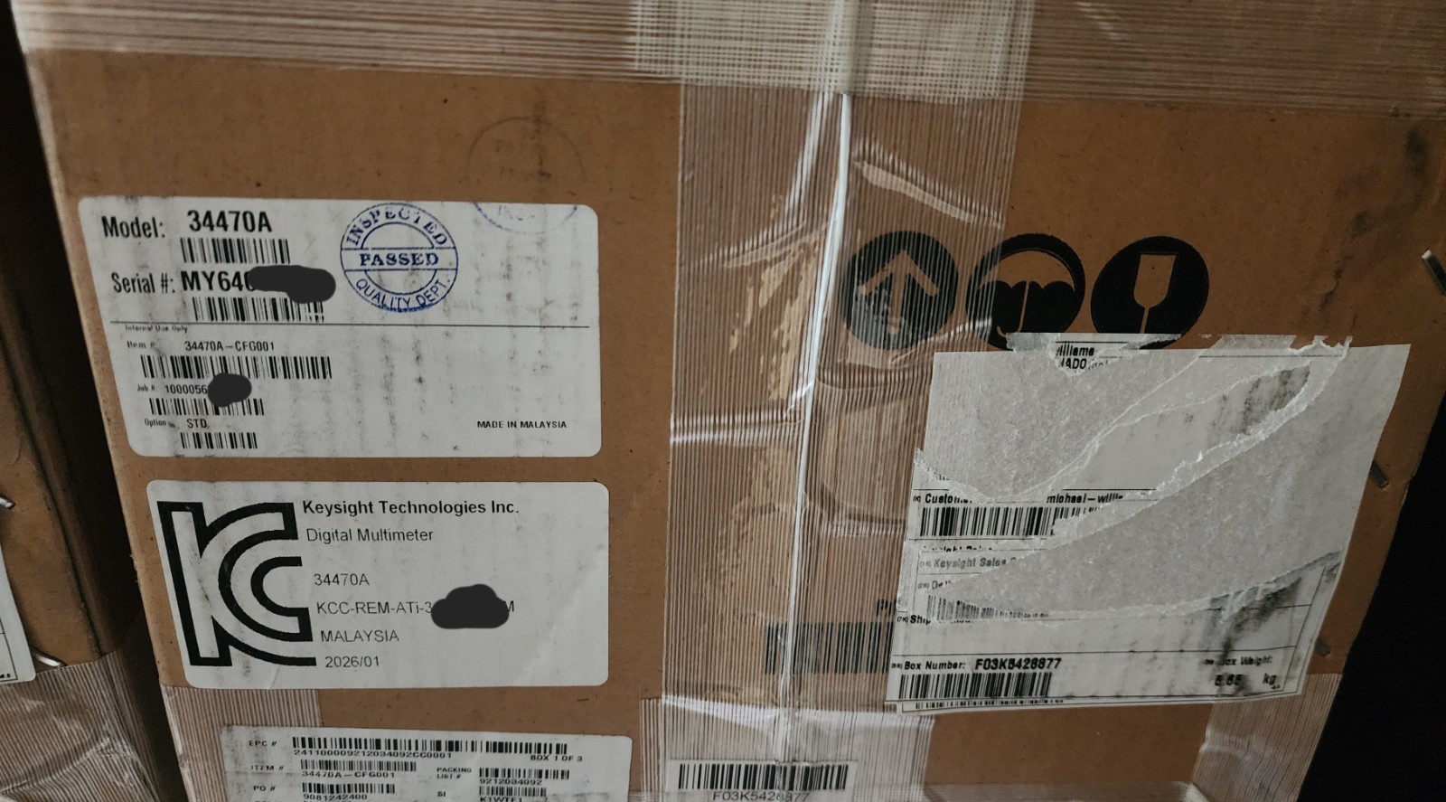 Keysight 34470A Digital multimeter, 7.5 Digit Truevolt Brand new! NO IMPORT FEE