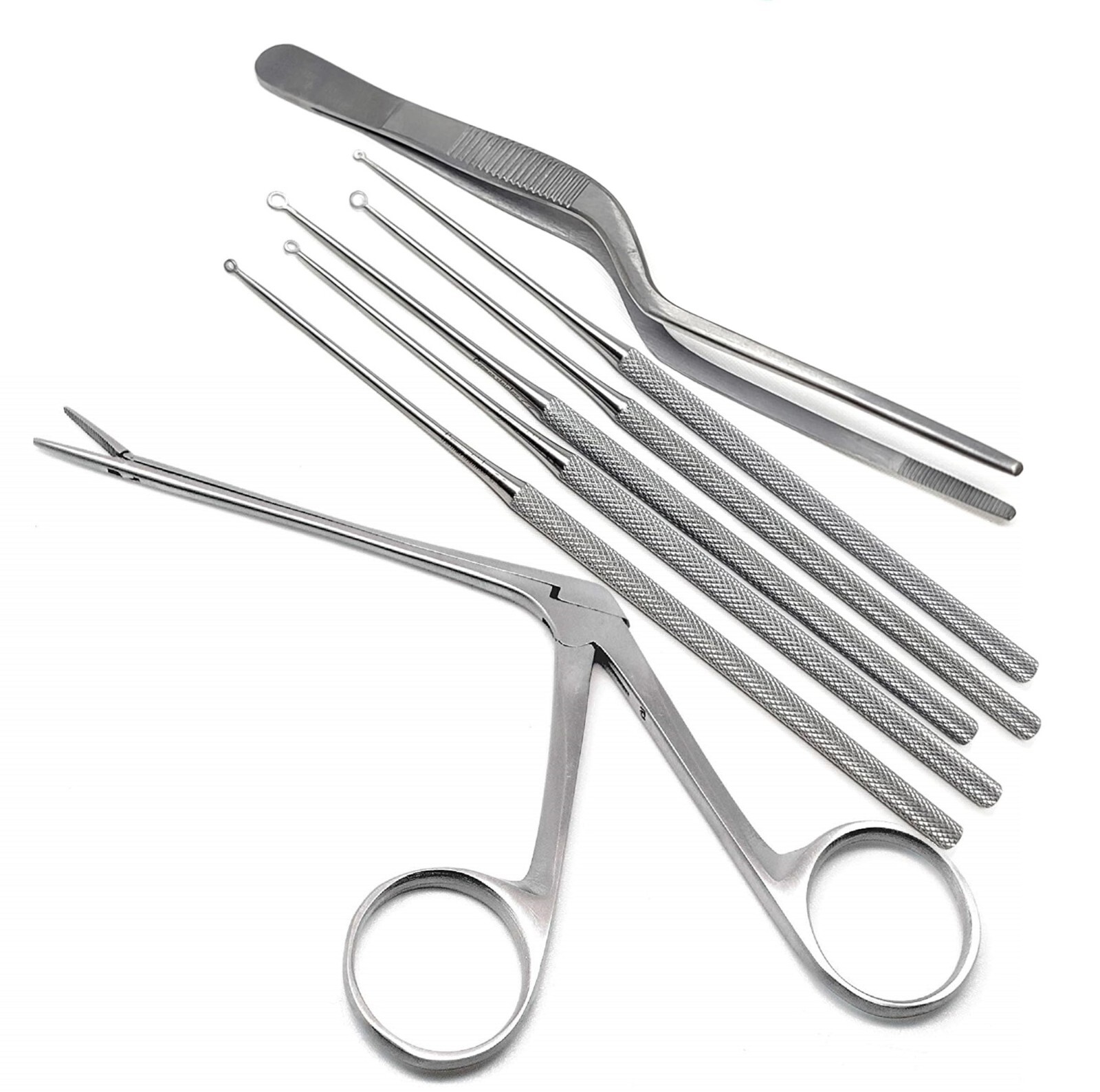 10 pcs DISPOSABLE STERILE SURGICAL SCALPELS #11 #12 W/ GRADUATED PLASTIC HANDLE