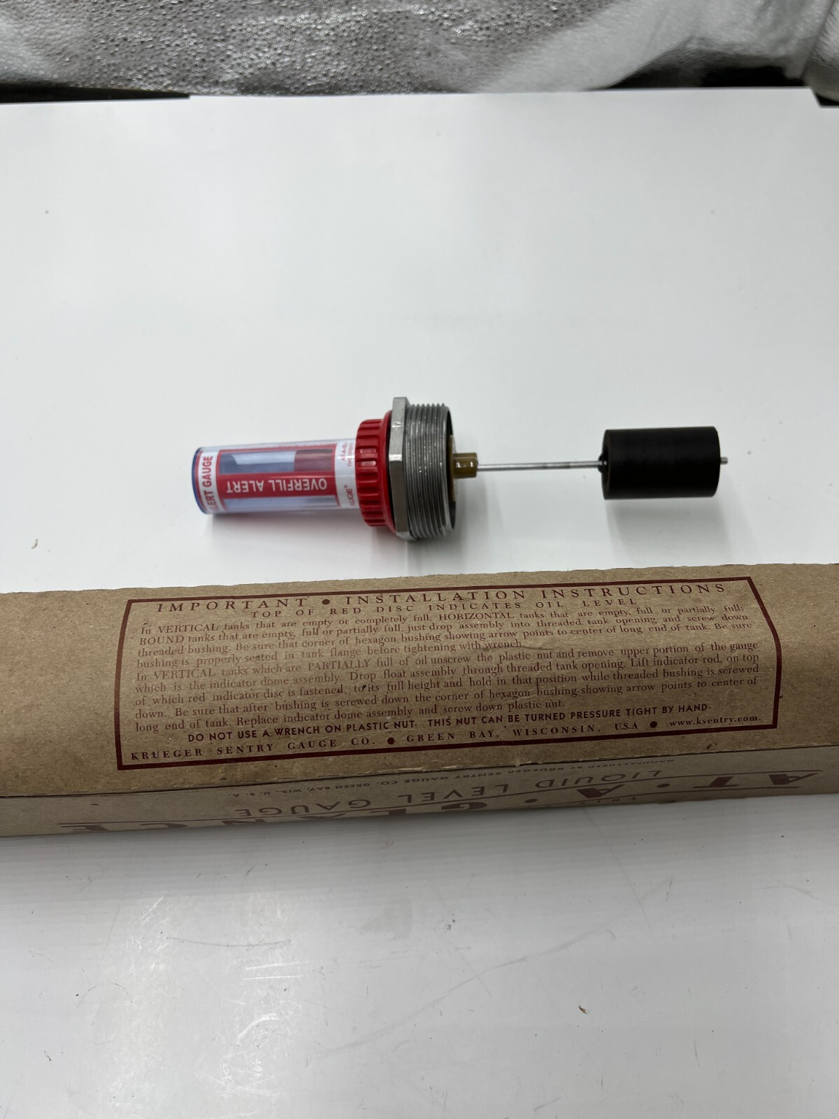 AT-A-GLANCE GENUINE THERMA LIQUID LEVEL GAUGE 5C7U9