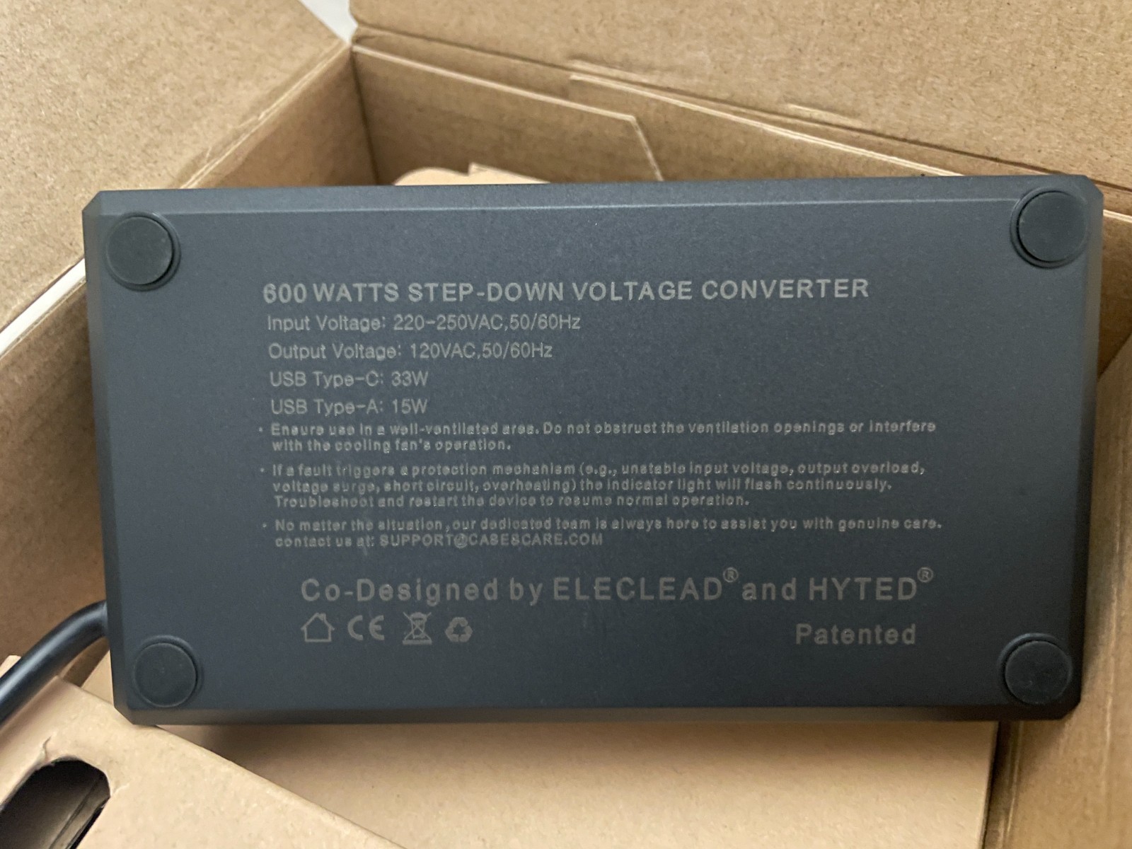 HYTED 600W Step-Down Voltage Converter *Please Read*