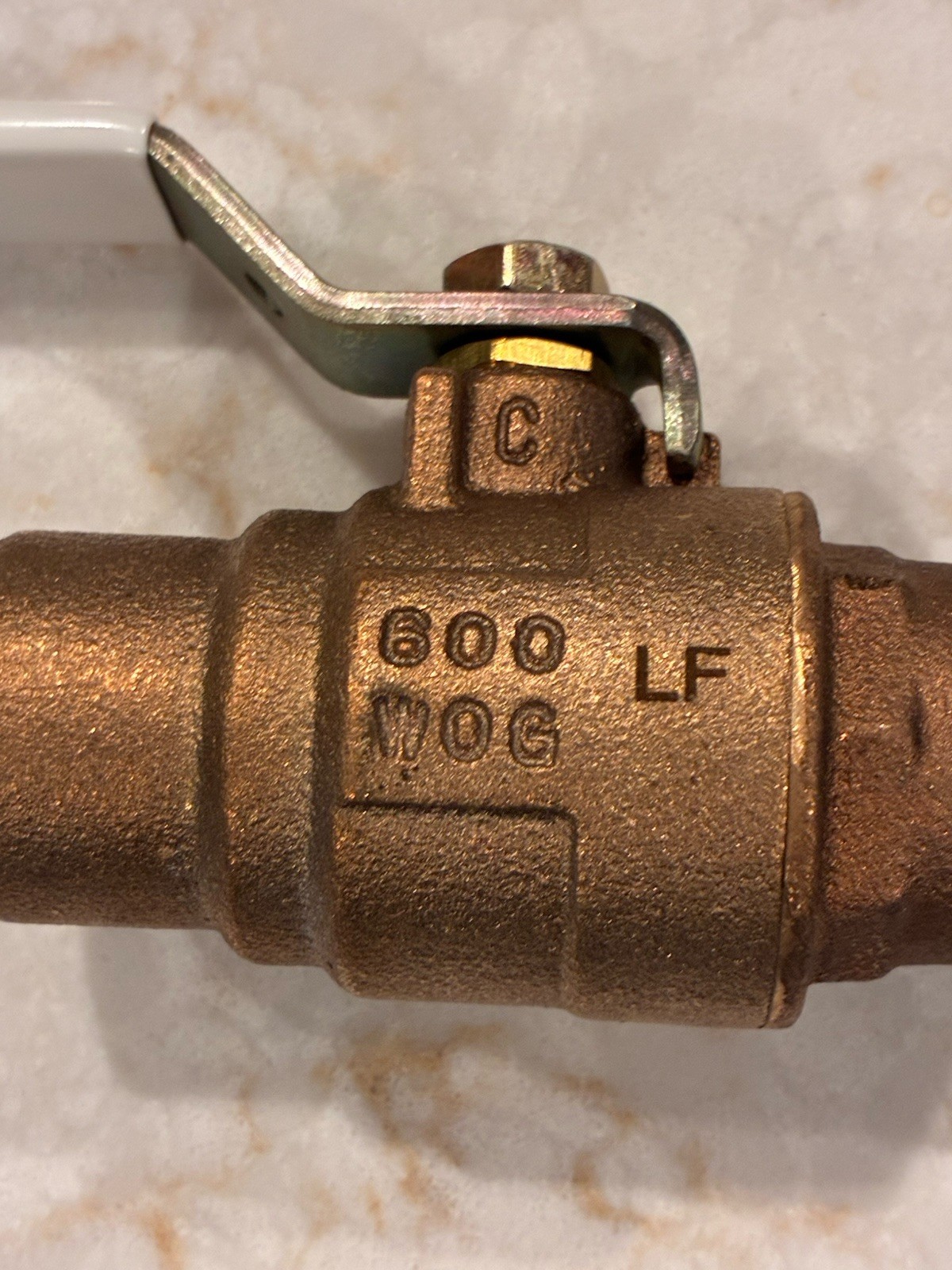 (Box 6) 1” Sweat Std. Port Lead-Free Bronze Brass Ball Valves 600 WOG, 150 WSP