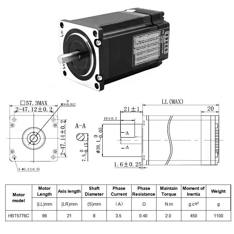Nema23 Precision Linear Actuator Slide table 40KGload ballscrew Integrated Motor
