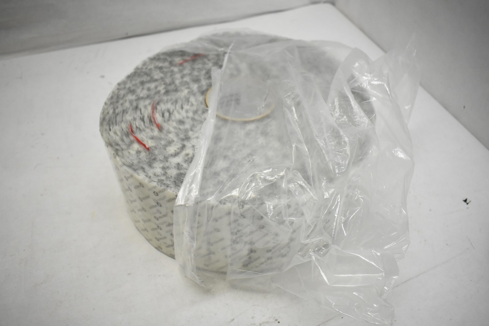 Hook Loop Fastener Tape White Adhesive Back Industrial Roll 7013974624
