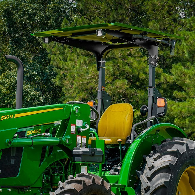 Large Tractor Canopy for 2×2, 3×2, 4×2 ROPS-Upto 45 deg.lean- John Deere Green