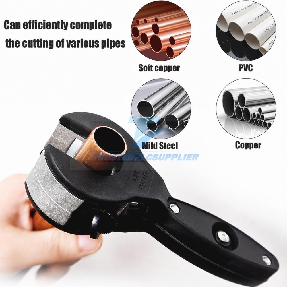 Heavy Duty Ratchet Pipe Cutter Tool for Cutting PVC PPR PE Copper Steel Metal