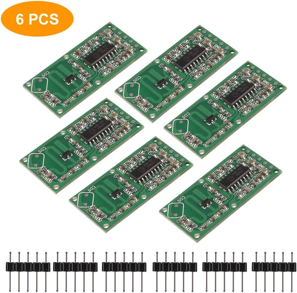 6PCS RCWL-0516 Microwave Radar Motion Sensor Module for Arduino ESP8266 Nodemcu