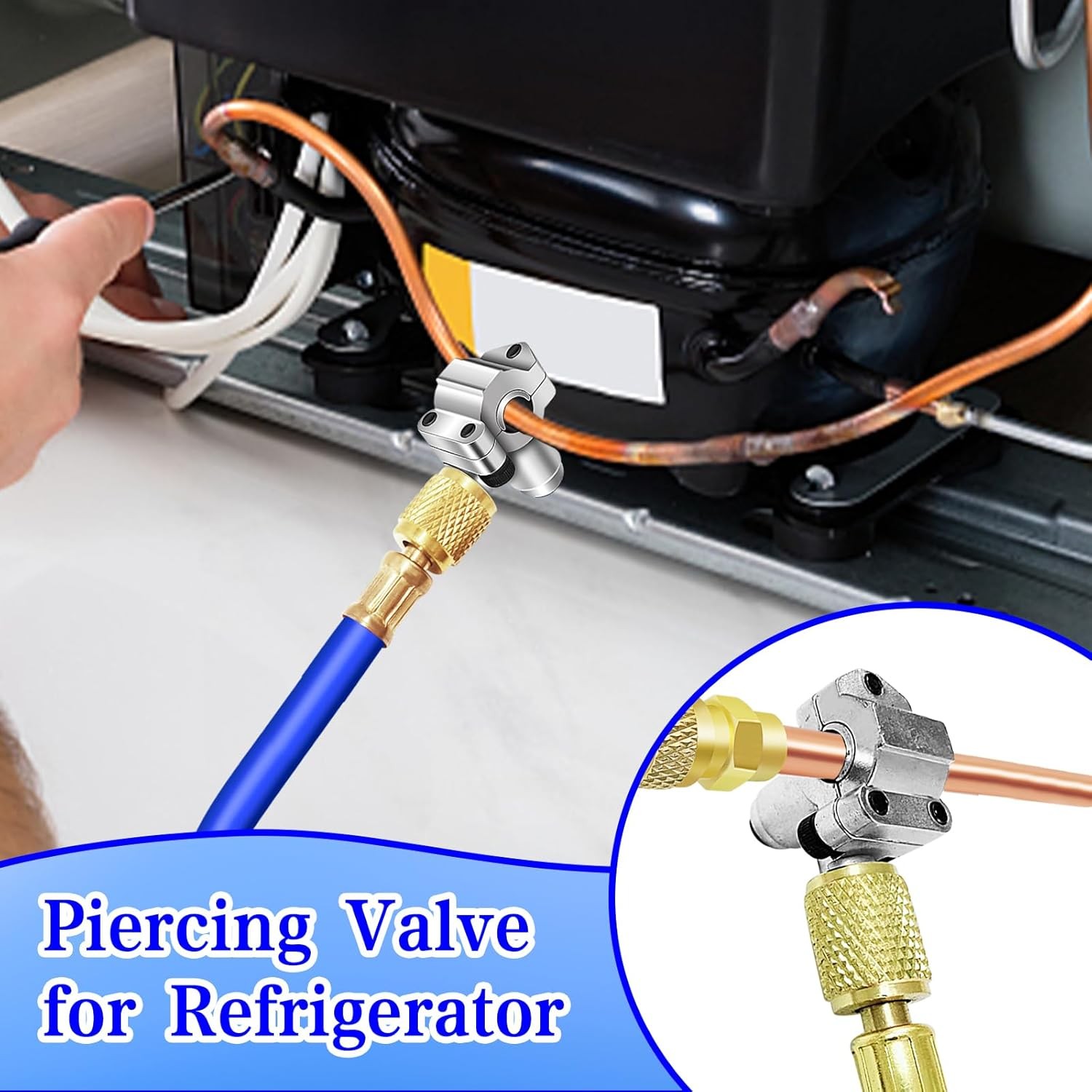 6PCS For HVAC System Air Conditioner BPV-31 Bullet Piercing Valve Line Tap Valve