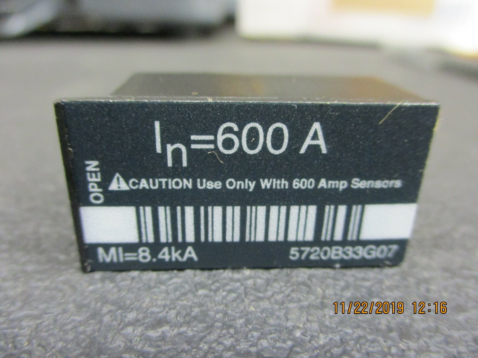 New, EATON, M3NRG0600, NARROW FRAME CURRENT SENSORS AND RATING PLUG KIT