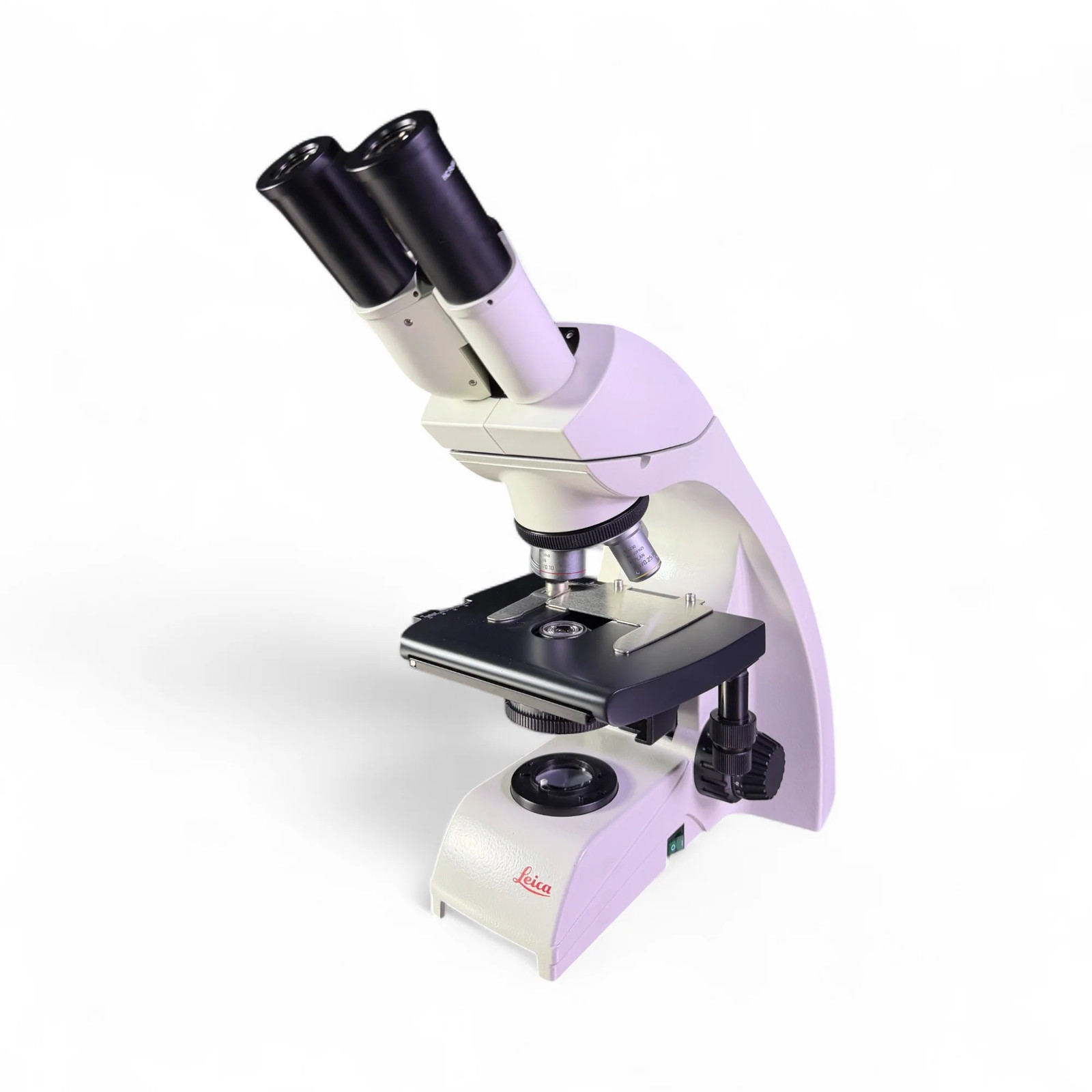 Leica DM500 Compound Microscope w/ 4x 10x 40x 100x Objectives HC PLAN S 10x/18