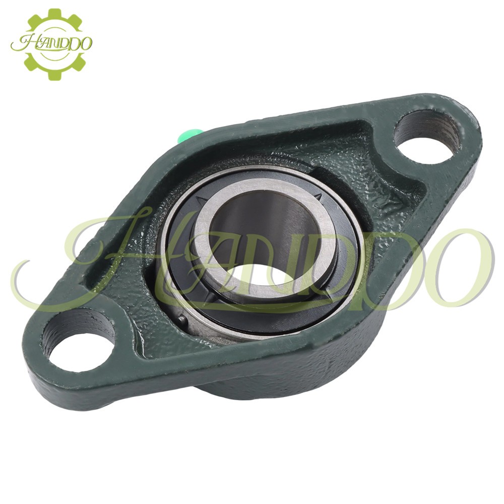 10Pcs UCFL205-16 Pillow Block Flange Bearing 1″ Bore Size 2 Bolt Solid Base