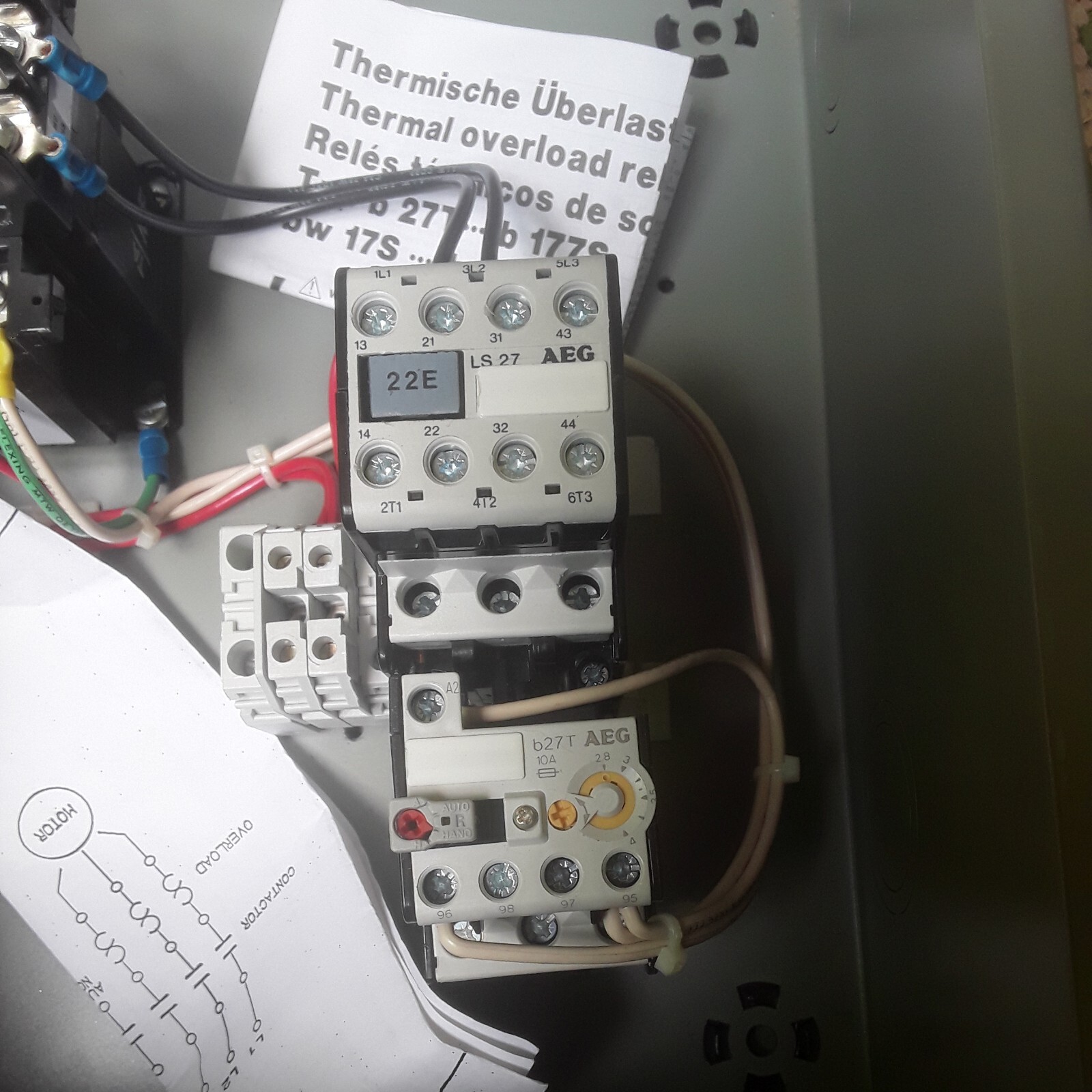 EEControl Panel XLS27 480V 3 PHASE 60HZ 120 CONTROL VOLTS NOS