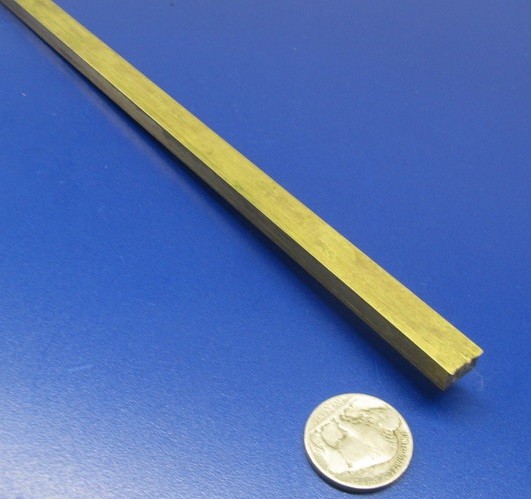 360 Brass Flat Bar 1/4″ Thick x 3/8″ Wide x 60.0″ Length