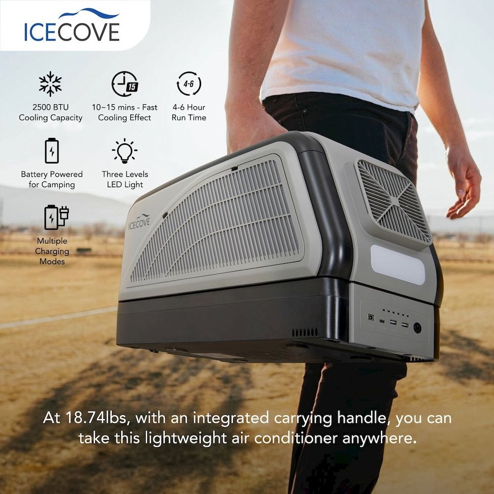 Sunjoy Portable Air Conditioner, Indoor/Outdoor AC Unit 2500 BTU