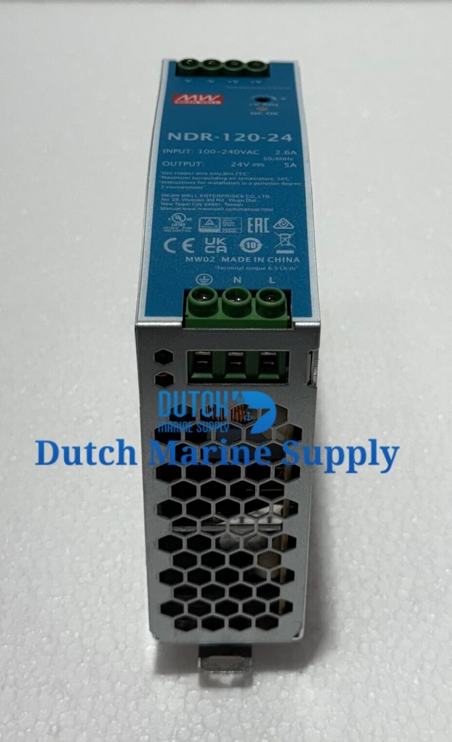 Mean Well NDR-120-24 AC-DC Single Output Industrial DIN Rail Power Supply