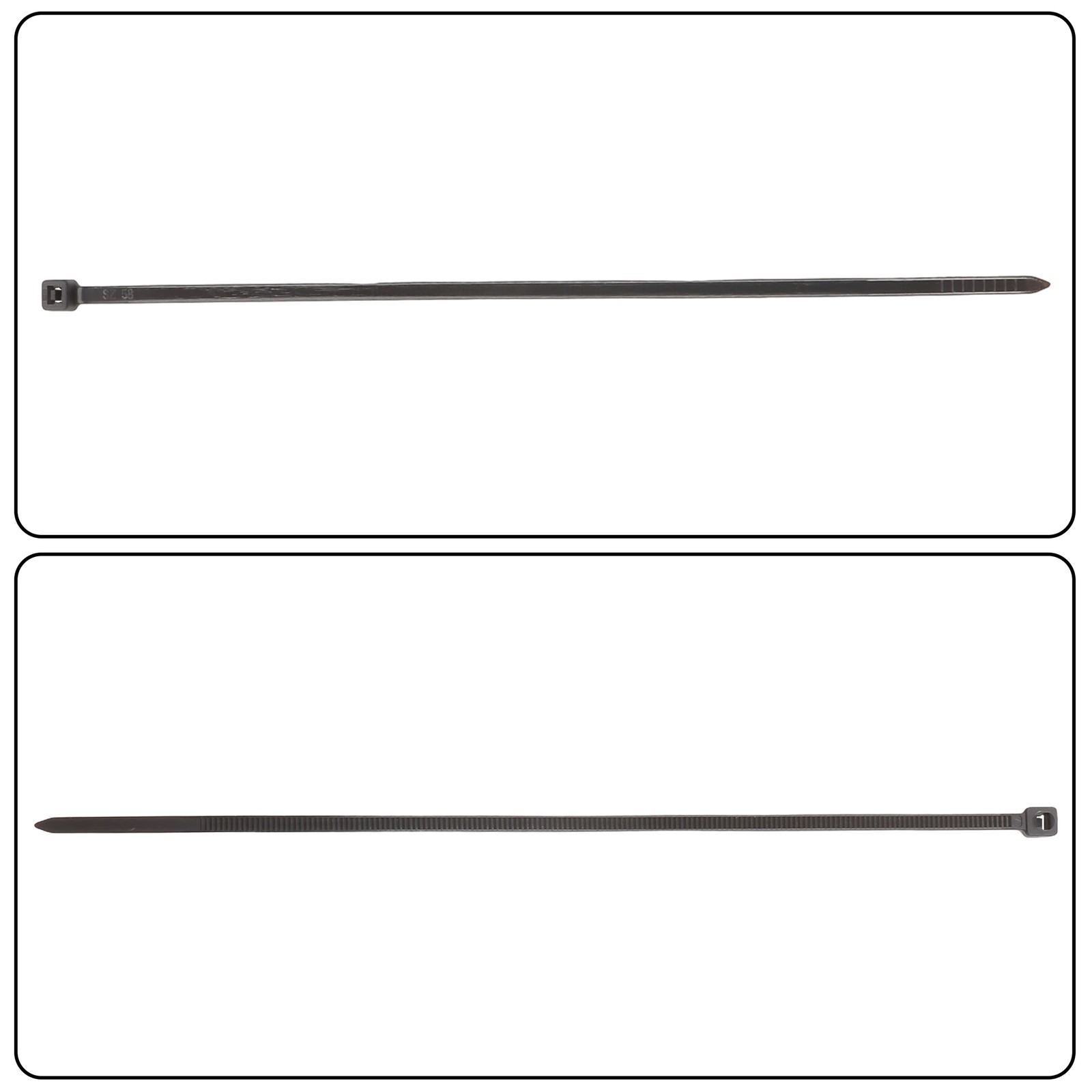 8″ Zip Ties 5000 Pack 40lb Tensile Uv Resistant Cable Ties 0.14″ Wide Black
