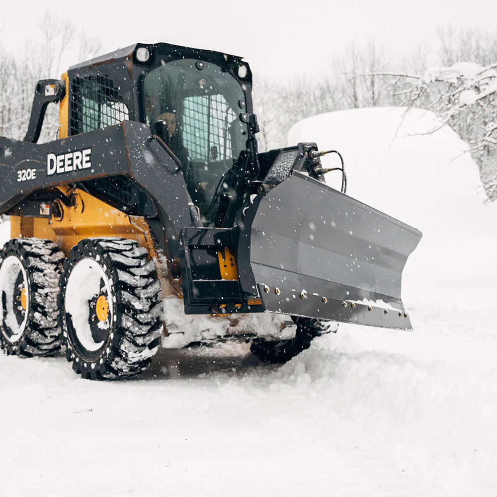 Titan Attachments 79″ Hydraulic Skid Steer Dozer Blade, SSQA