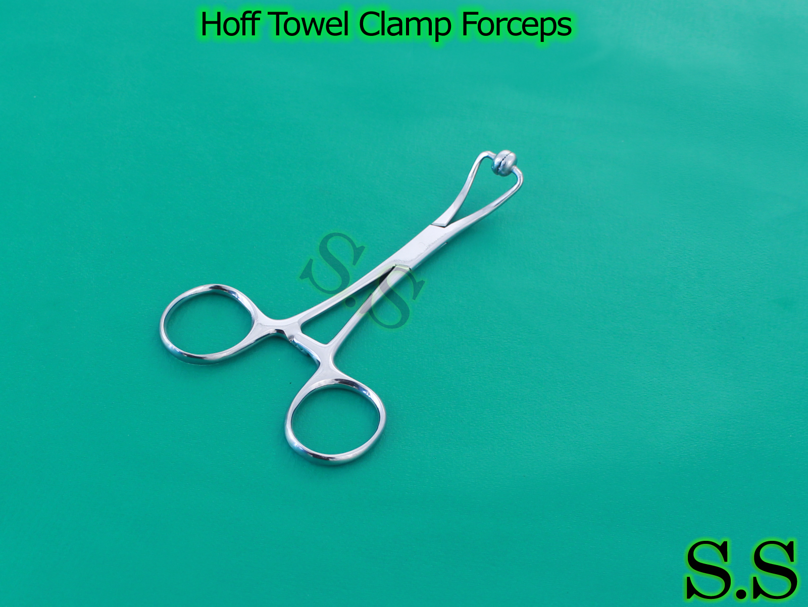 3 HOFF TOWEL CLAMP Forceps 4.5″