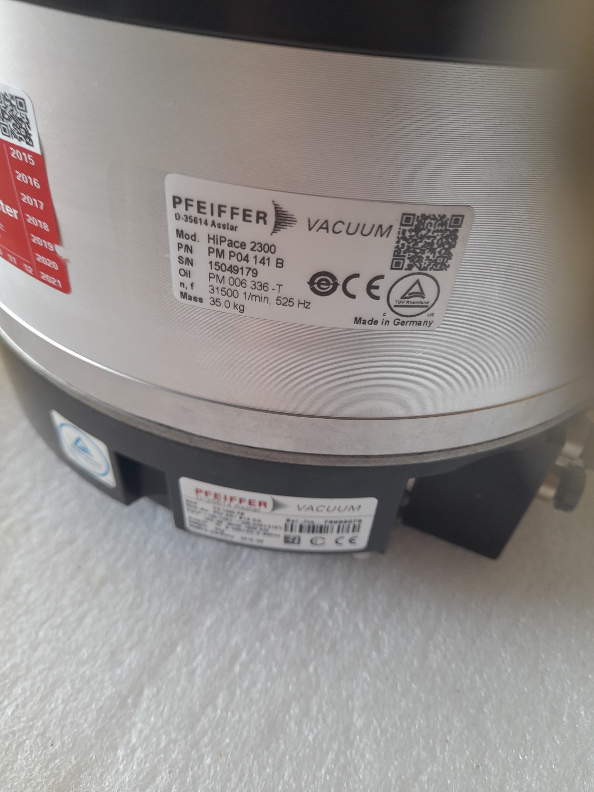 rebuilt Pfeiffer Vacuum Hipace 2300 PN ‘PM P04 141A’ Warrenty