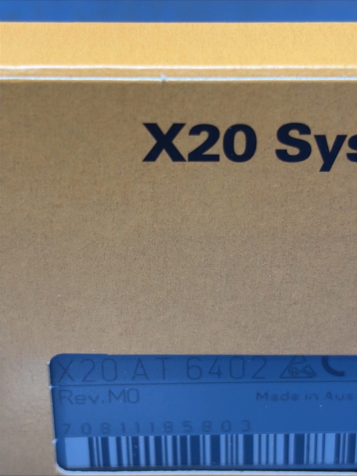 New Genuine B & R X20-AT-6402 B & R 16-Bit Input Module X20AT6402 NIB Fast Ship
