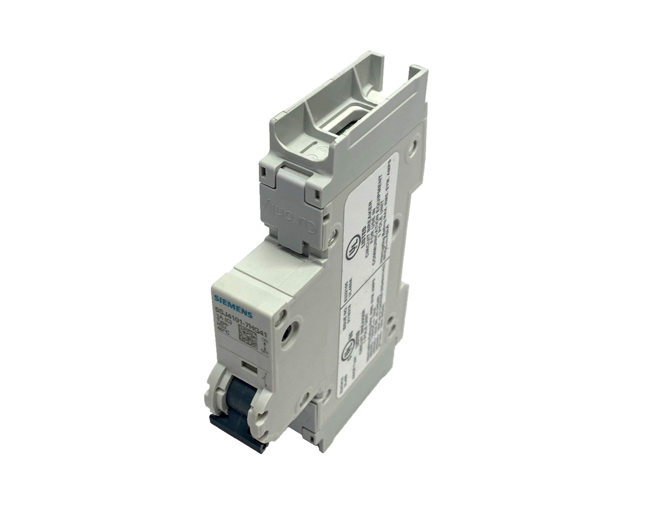 Siemens 5SJ4101-7HG41 Miniature Circuit Breaker 240V 14kA, 1-Pole, C-Trip, 1A