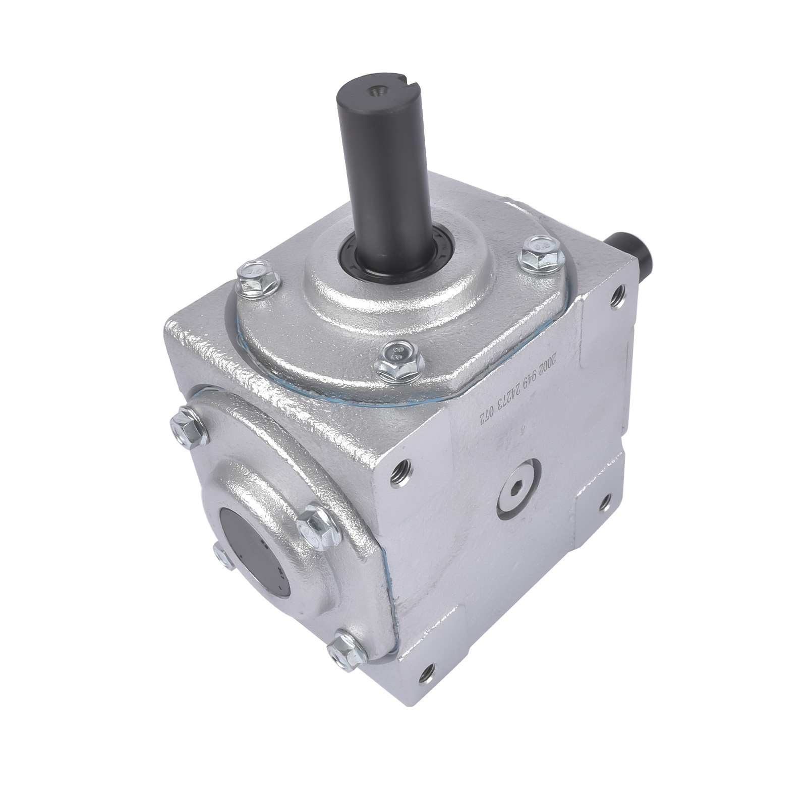 Heavy-Duty Right Angle Gearbox 40HP CW/CW 19455-SR-KW-KW-GR Industrial Machinery