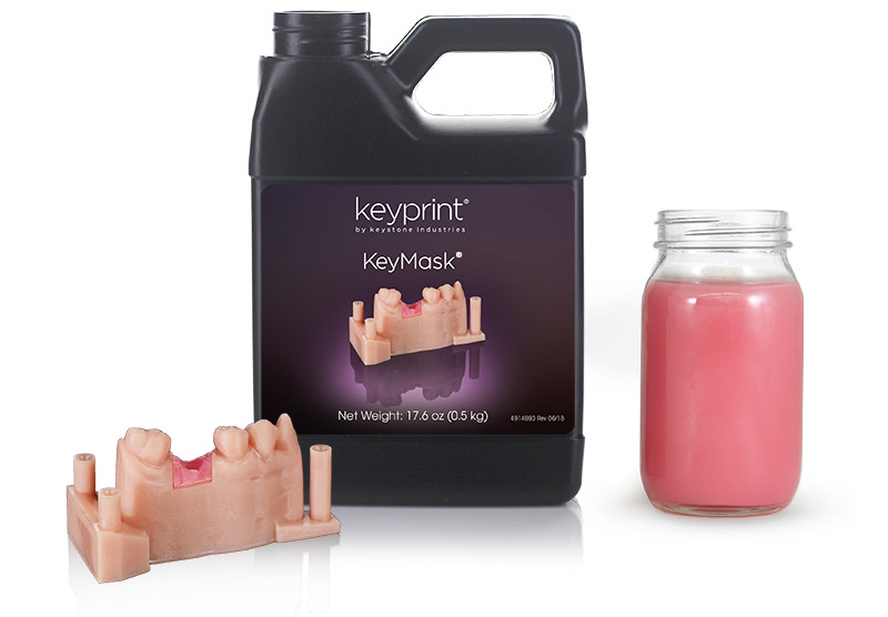 KeyMask, 17.6 oz (0.5kg) – Simulates Gum Tissue, Low Shrinkage, Flexible