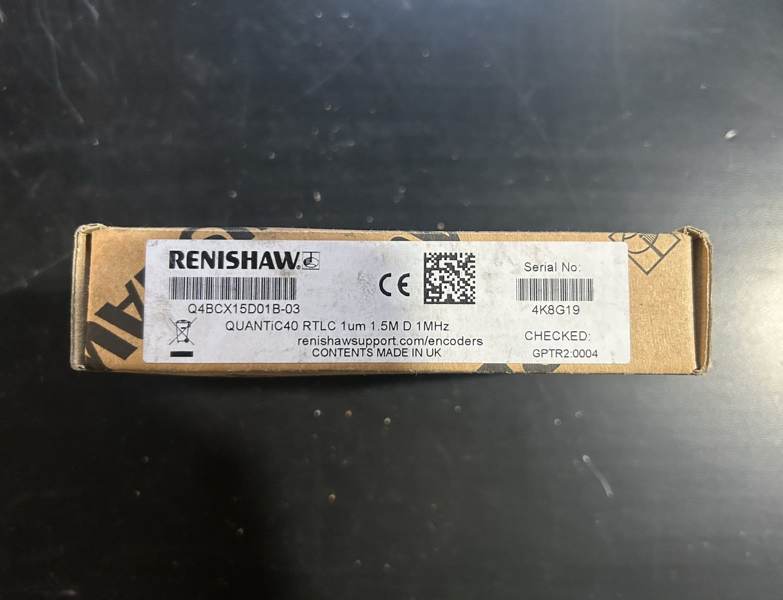 Renishaw QUANTiC40 Encoder Sensor 1um 1.5m 1MHz Digital Output Q4BCX15D01B-03