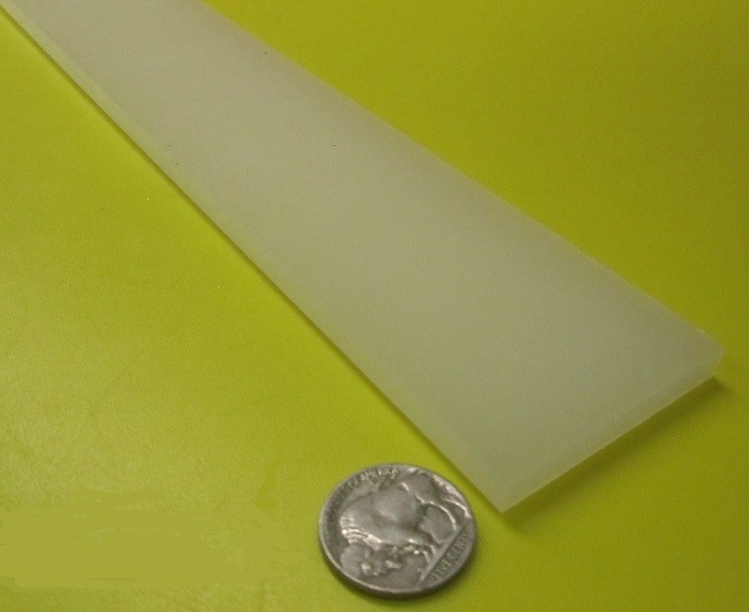 Polypropylene Bar 1/4″ (.250″) Thick x 2.00″ Wide x 48″ Long, 4 pcs, 16 feet