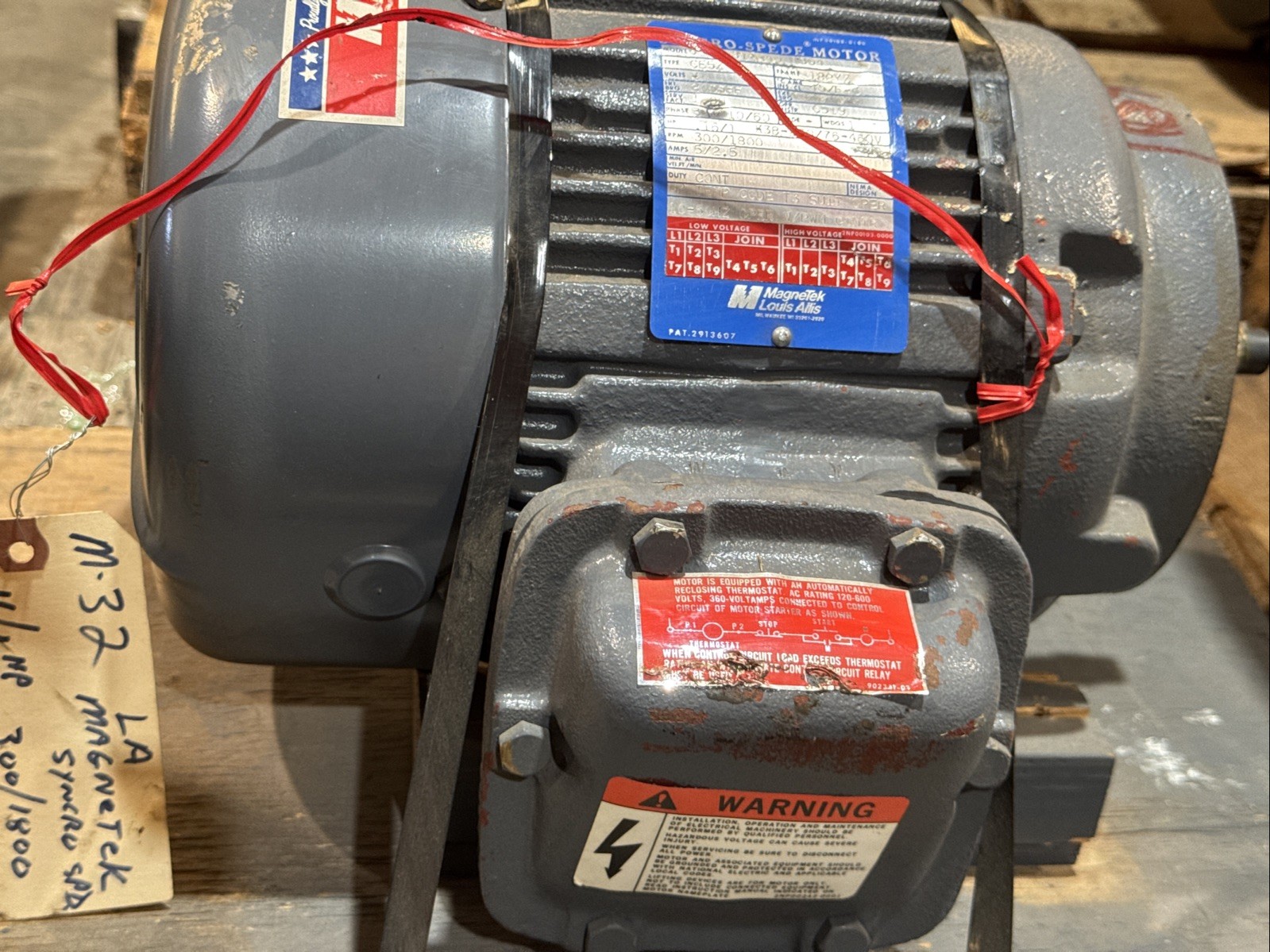 NEW MagneTek 1HP Explosion Proof Ac Induction Motor Three Phase 182YZ Frame