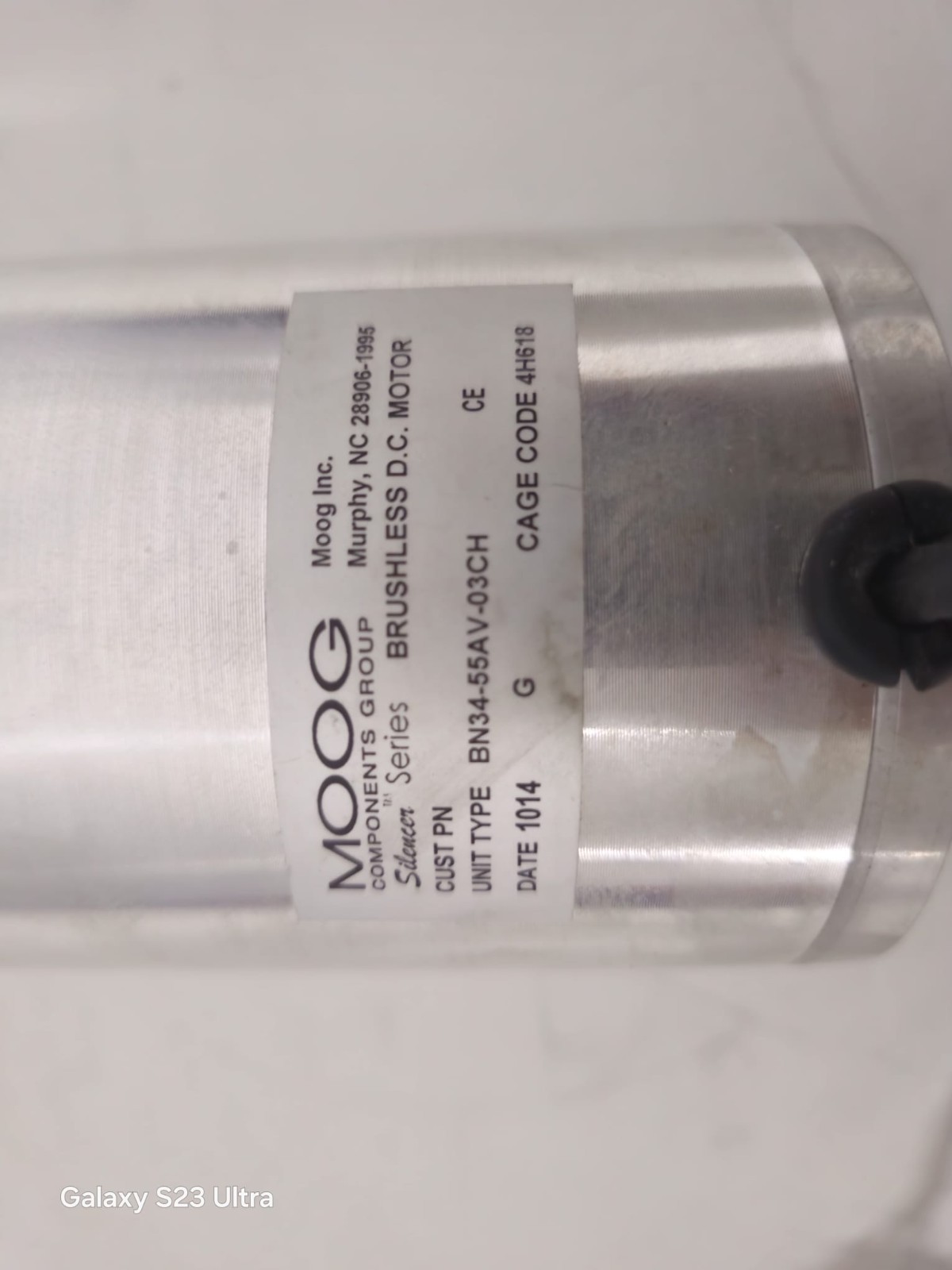 motore BRUSHLESS CC MOOG SILENCER series BN34-55AV-03CH
