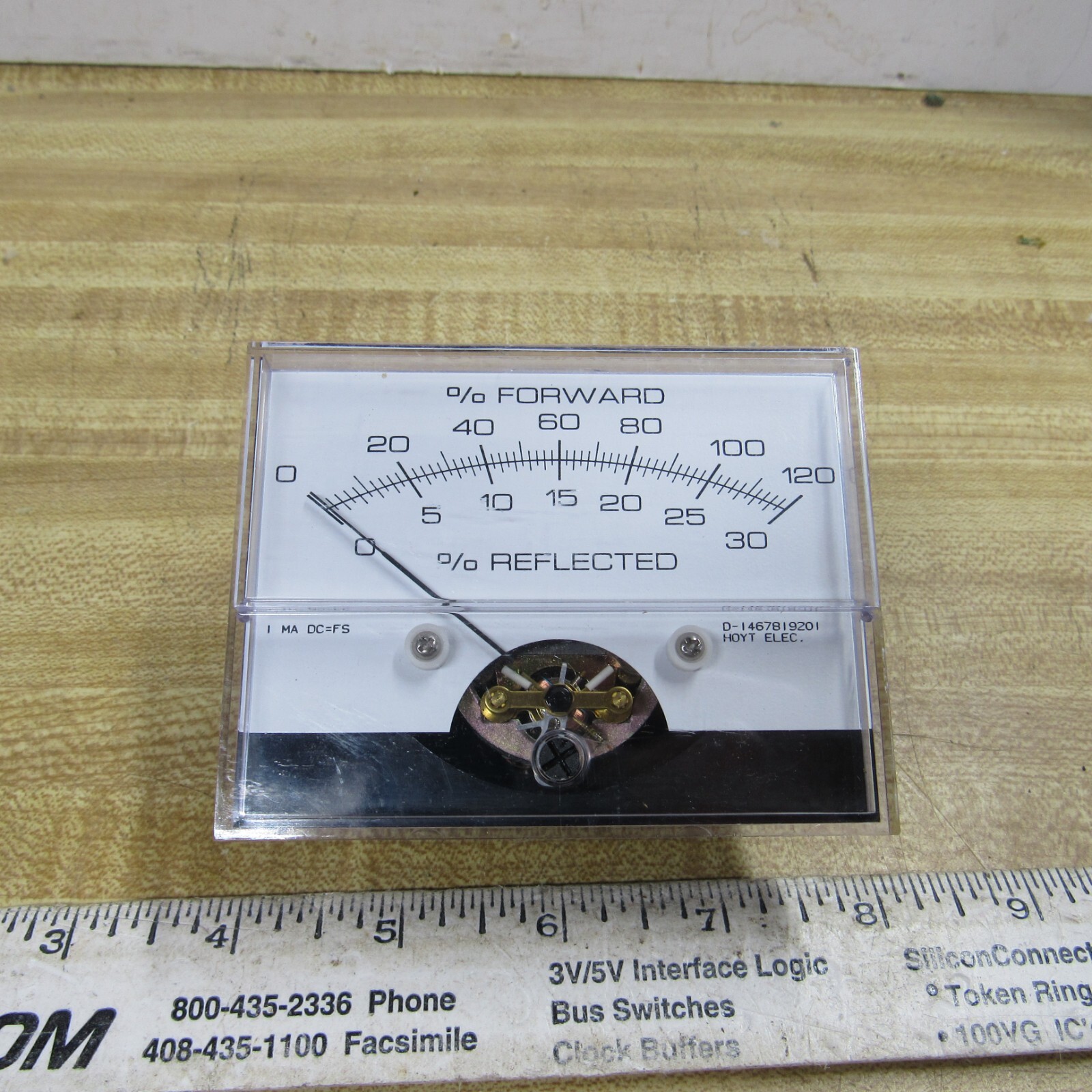 METER PANEL DC AMMETER 1 mA different SCALES