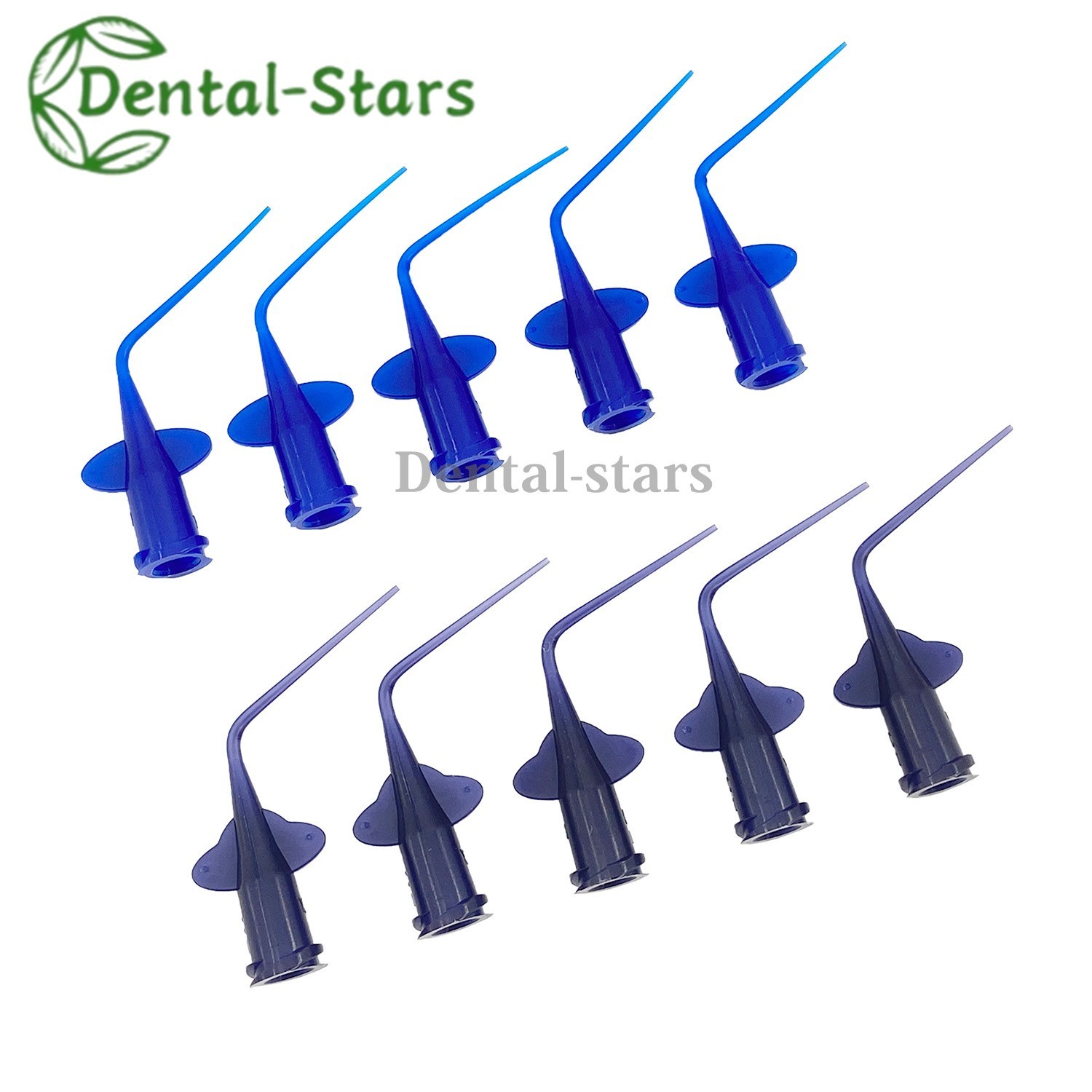 Dental Irrigation Syringe Tip Calcium Hydroxide Delivery Needle Tips PVC 0.25mm