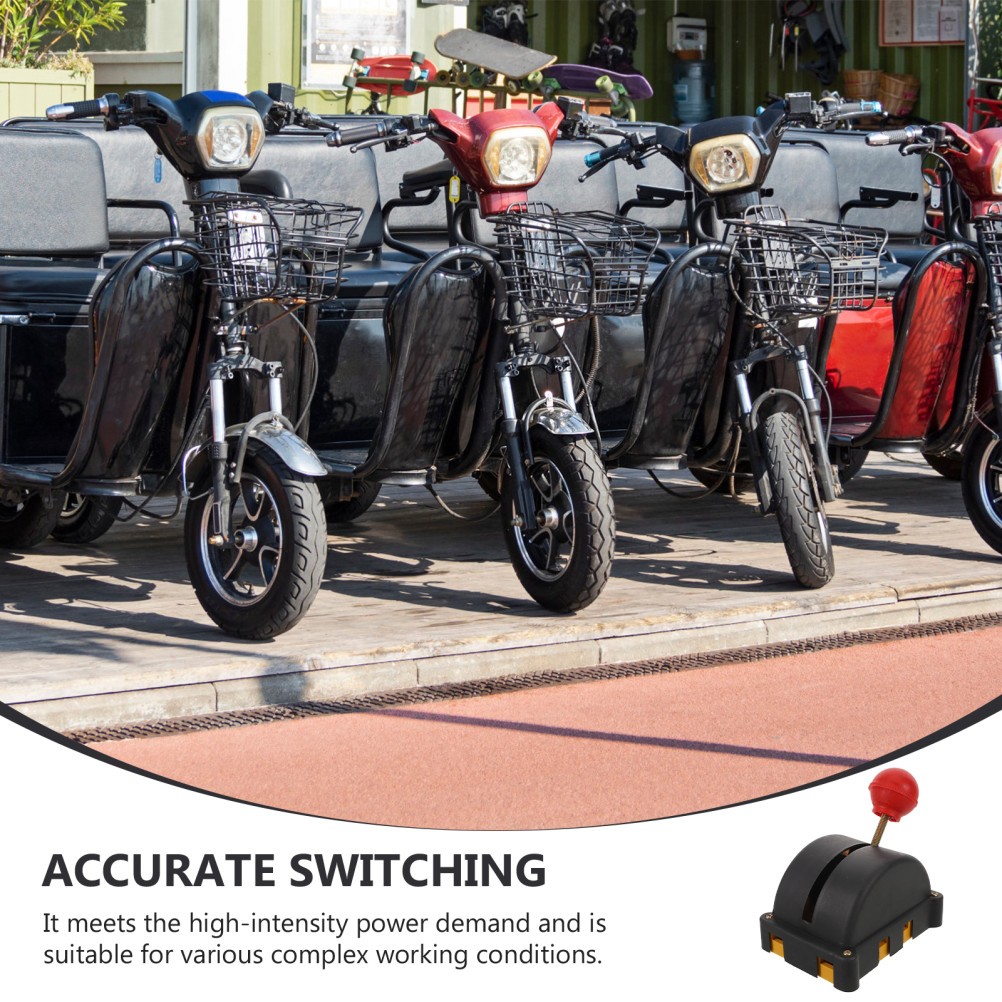 2 Pc Dual Power Tricycle Switch Reverse Disconnect ABS Housing Copper Durable