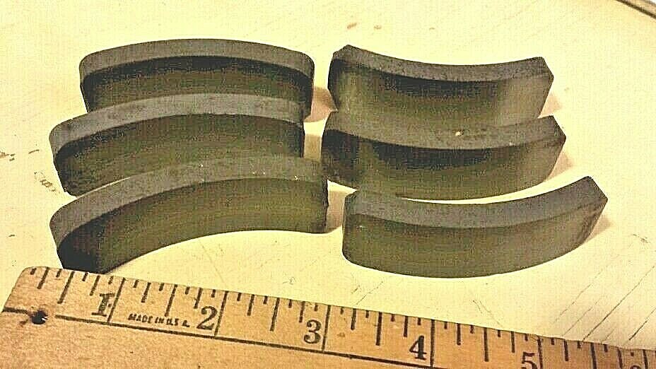 Flywheel ferrite non-magnetic MAGNETS ONAN 6 pieces makes 5-3/4″- 6″ circle