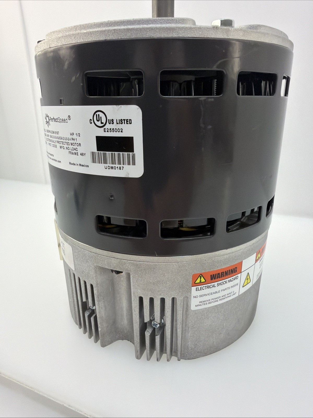 Nidec US Motors PerfectSpeed 1/2HP ECM Motor M55PWUDM-0187 1050RPM 115V 230V 277