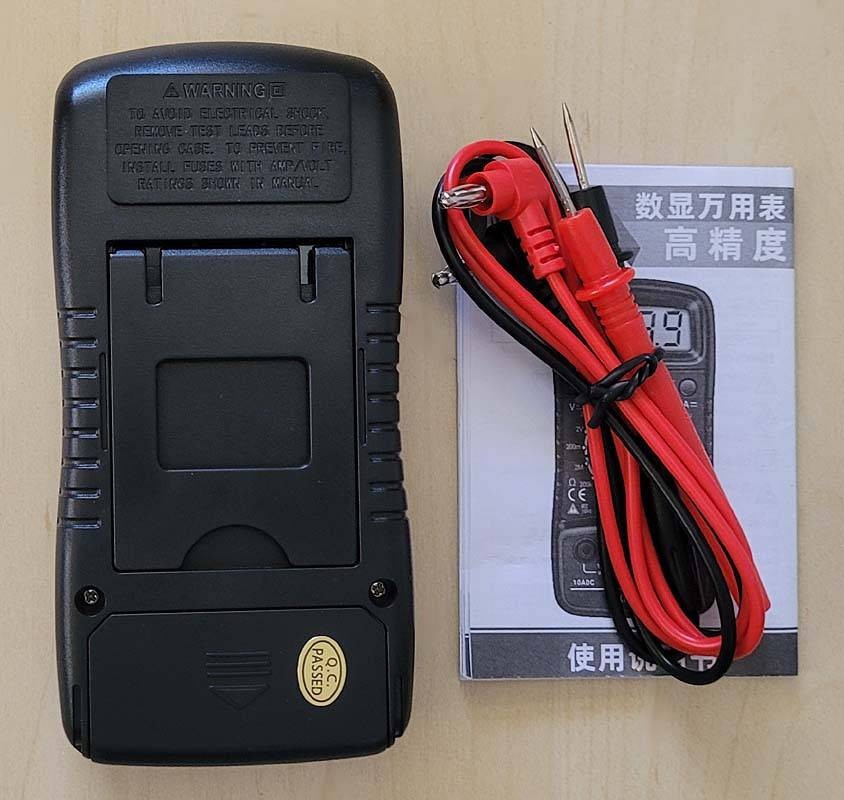 NEW Digital Multimeter Voltage Tester XL830L Excel Pocket Manual