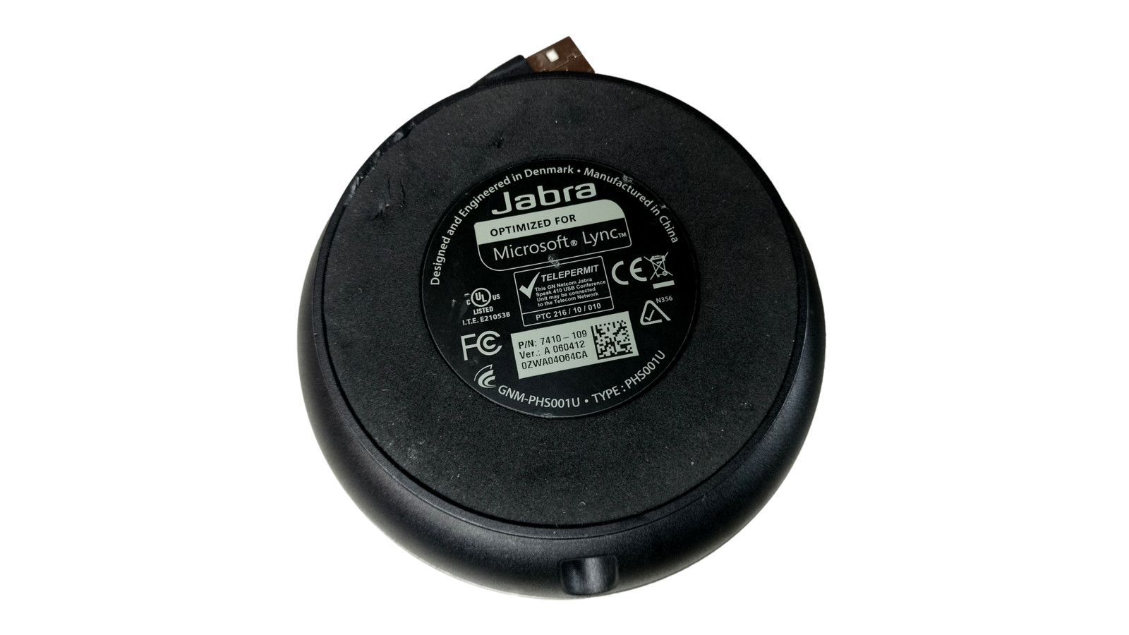 Jabra Speak 410 GNM-PHS001U Portable USB Conference Speakerphone 7410-109