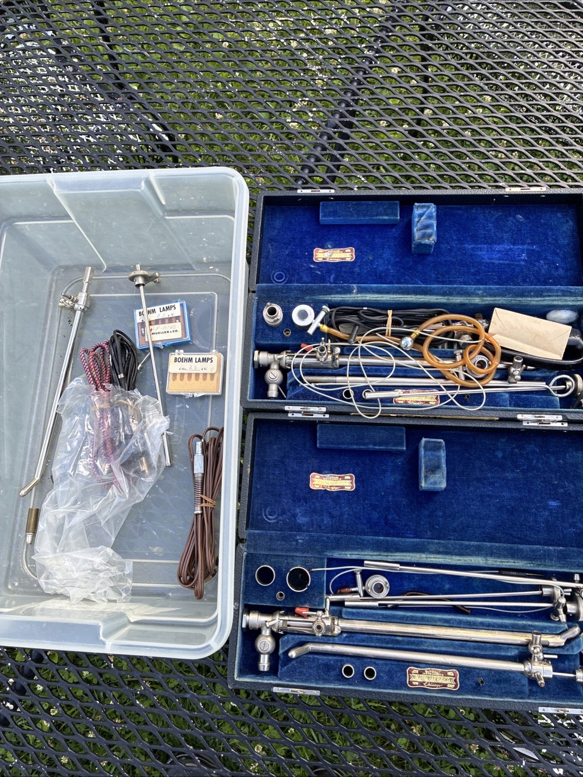 V Mueller Co. Thompson Resectoscope Surgical Instrument 2 Sets Parts
